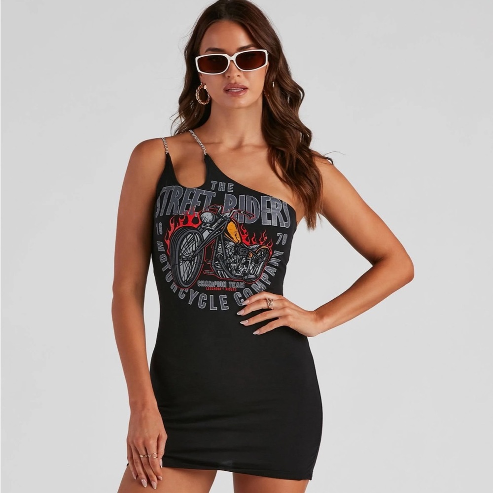 Windsor Graphic Chain Dress